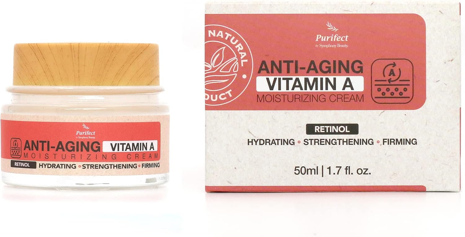 Purifect Anti-Aging Vitamin a Moisturizing Cream with Retinol, Anti-Aging and anti Wrinkle Face Cream, Retinol Cream Strengthens and Firms Skin, Suitable for All Skin Types 50Ml image number 3