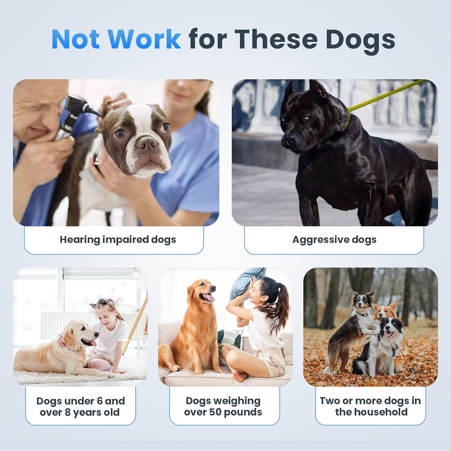 Anti Barking Device, Sonic Dog Bark Deterrent Devices with 3 Ultrasonic Levels 10KHZ-25KHZ, anti Bark Device for Dogs Work Range up to 33Ft, Dog Barking Control Devices for All Size Dogs image number 3