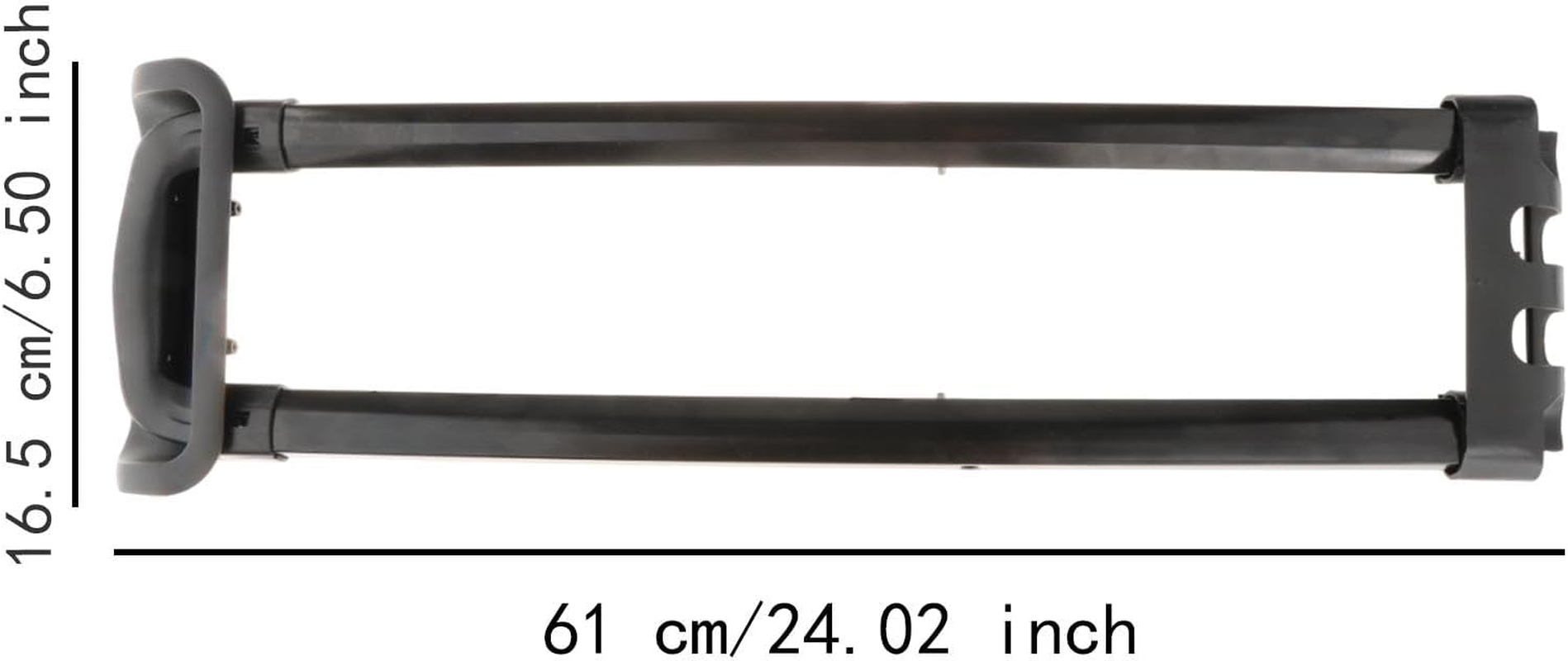 Generic Telescopic Suitcase Handle Replacement for Travel Suitcase, Easy Installation, Pull Rod for Rolling Suitcase, as Described, 61Cmx16.5Cm image number 6