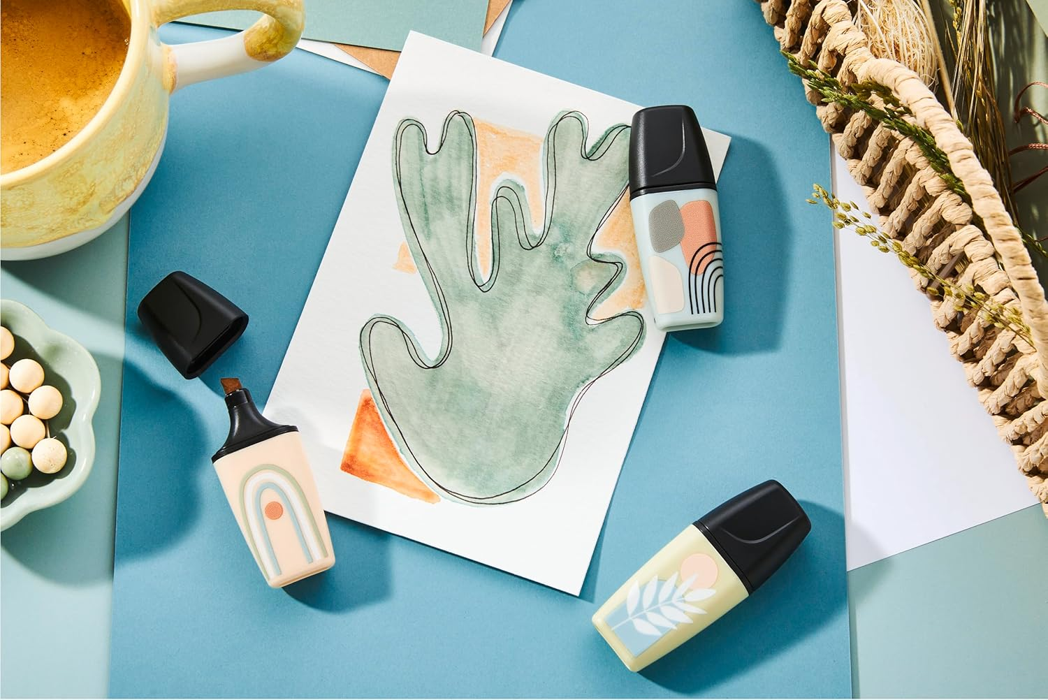 STABILO BOSS MINI Naturevibes - Highlighter - Pack of 6 - Assorted Colours image number 4