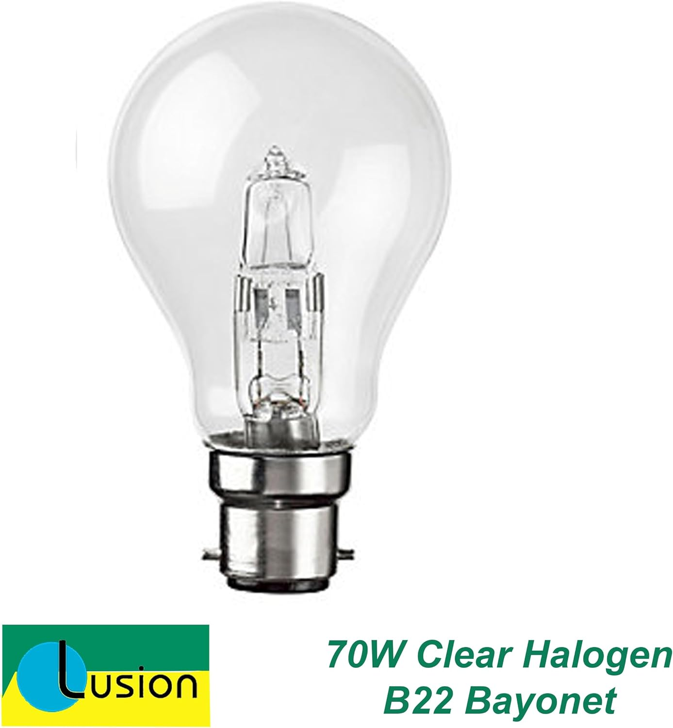 10 X 70W Clear Halogen Light Globes Bulbs Lamps BC Bayonet Cap B22 70W = 100W Warm White Dimmable image number 2