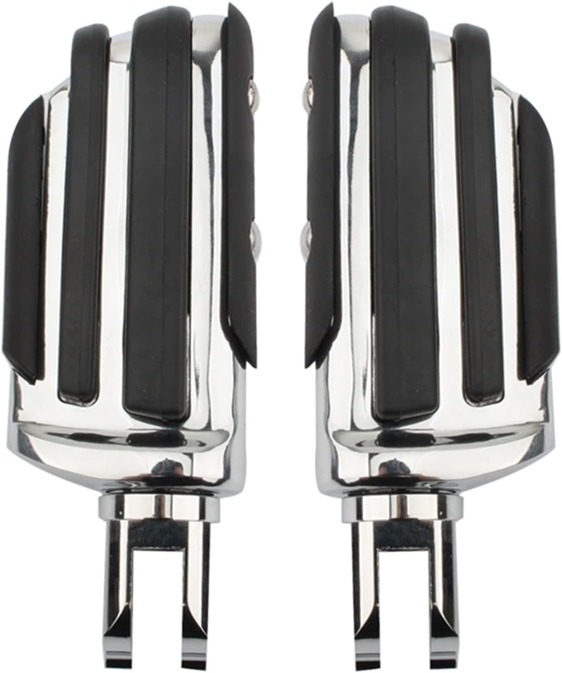 TRUSTTWO Motorcycle Driver Passenger Front/Rear CNC Compatible with Harley Softail Fat Bob Breakout Street Bob 2018-2021 the New (Color : E Front Black) image number 2