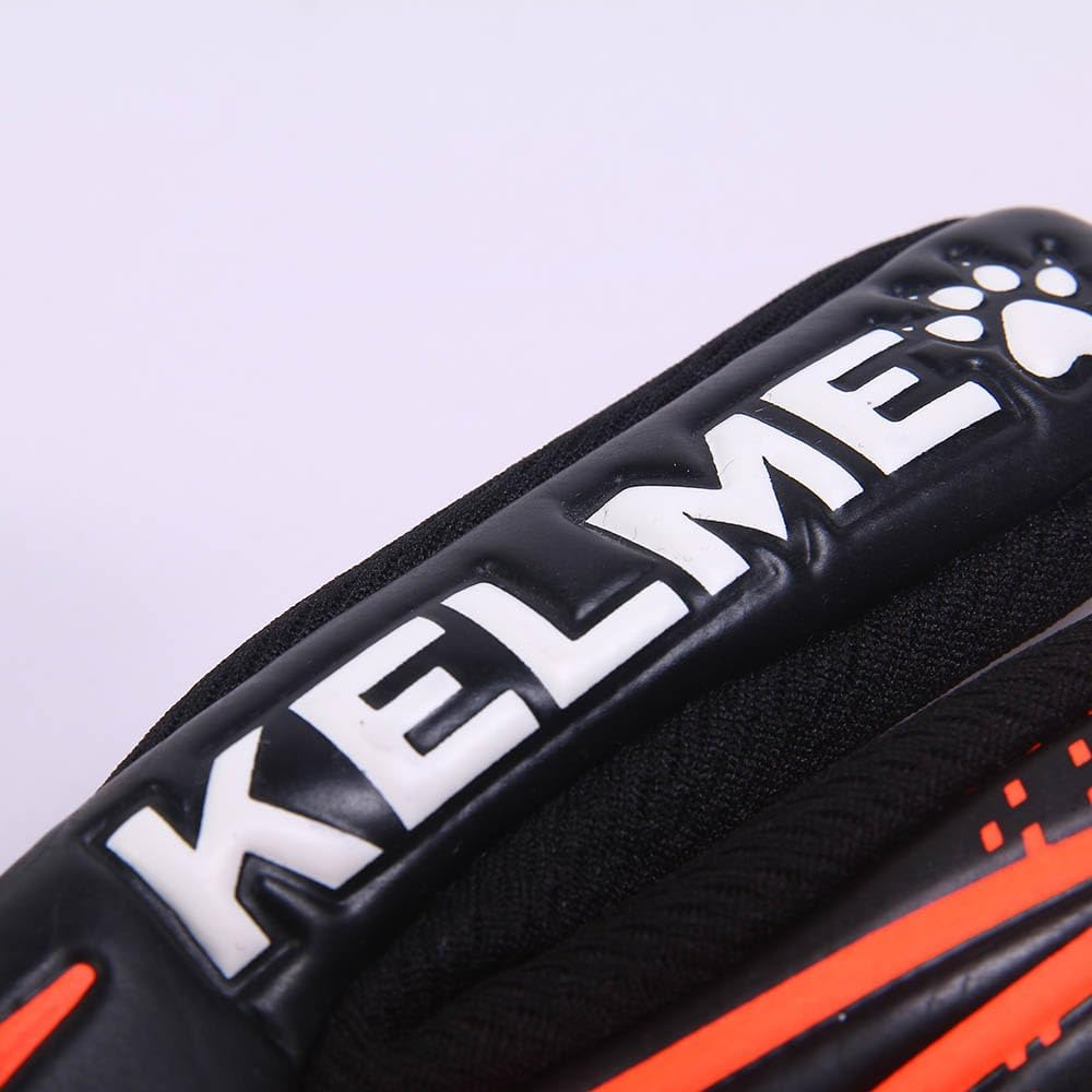 Kelme Vortex Training Goalkeeper Gloves, Black/Neon Orange, Size 11 image number 4