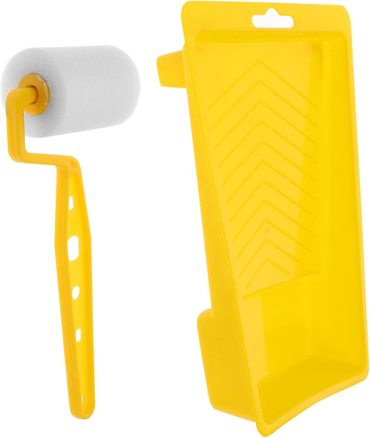 1 Set Portable Sponge Paint Roller DIY Painting Roller Brush for Walls and Lightweight for Home Use for Beginners and Professionals