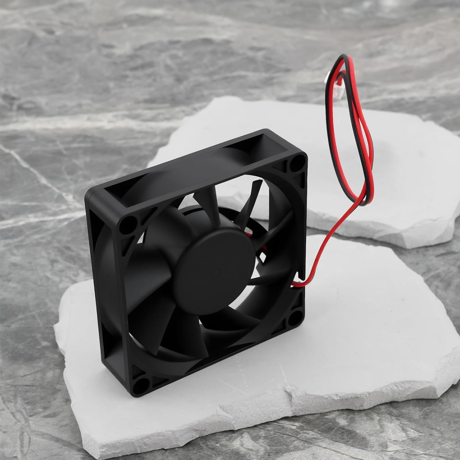 Create Idea 2Pcs 12V PC Case Cooler Fan ME70201V1-A99 70X70X20Mm for Chassis Power Supplies image number 1