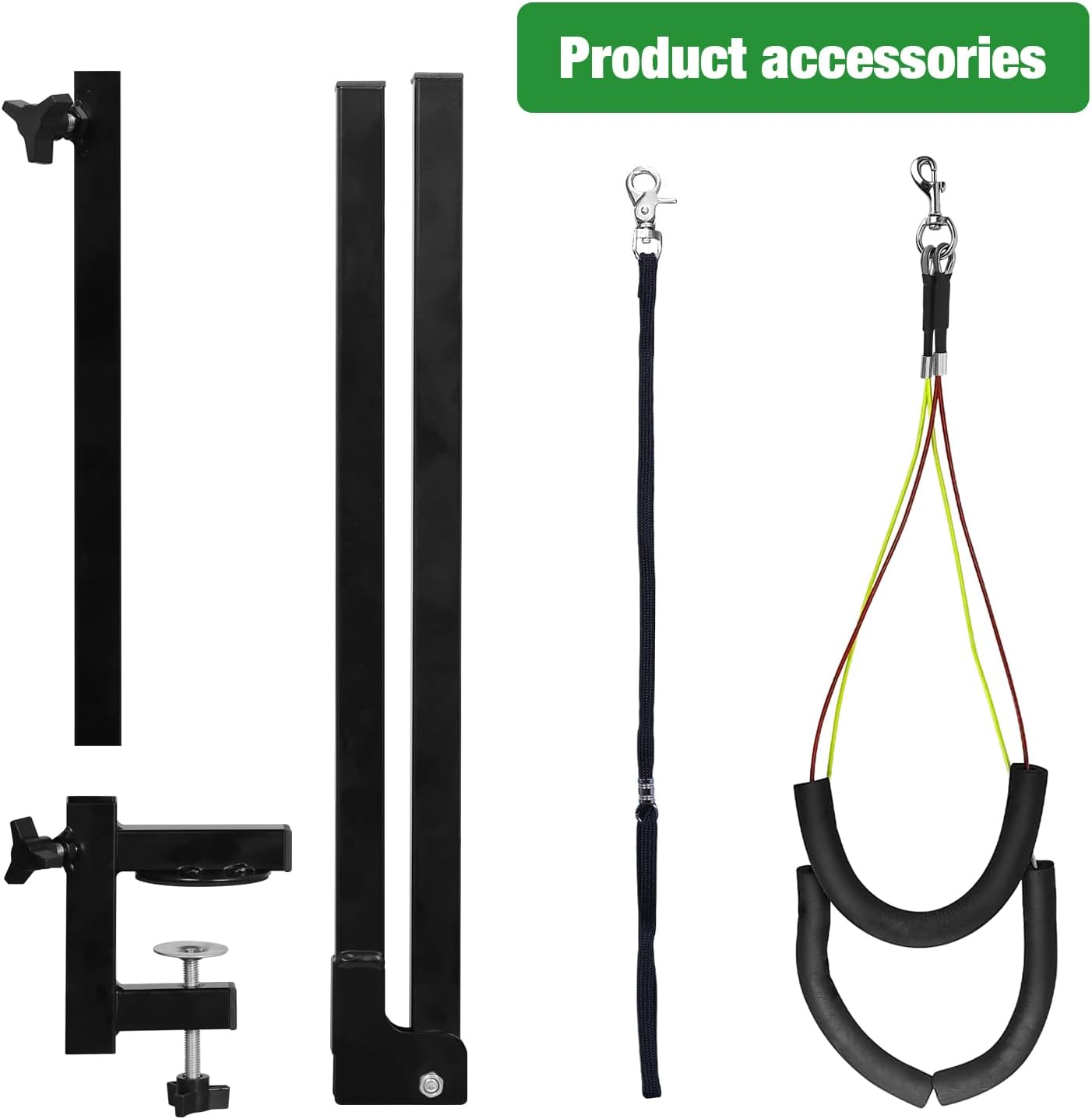Urban Deco Pet Grooming Arm with Clamp Innovative Portable Two Grooming Arms - 41 Inch Height Adjustable,Dog Grooming Loop and No Sit Haunch Holder for Large and Small Dogs,Cats image number 4