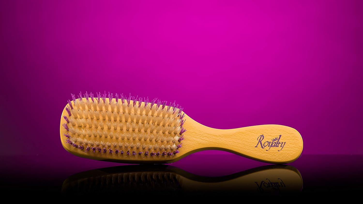 Royalty by Brush King Wave Brush #710- Reinforced Medium Waves Brush - from the Maker of Torino Pro 360 Wave Brushes image number 1