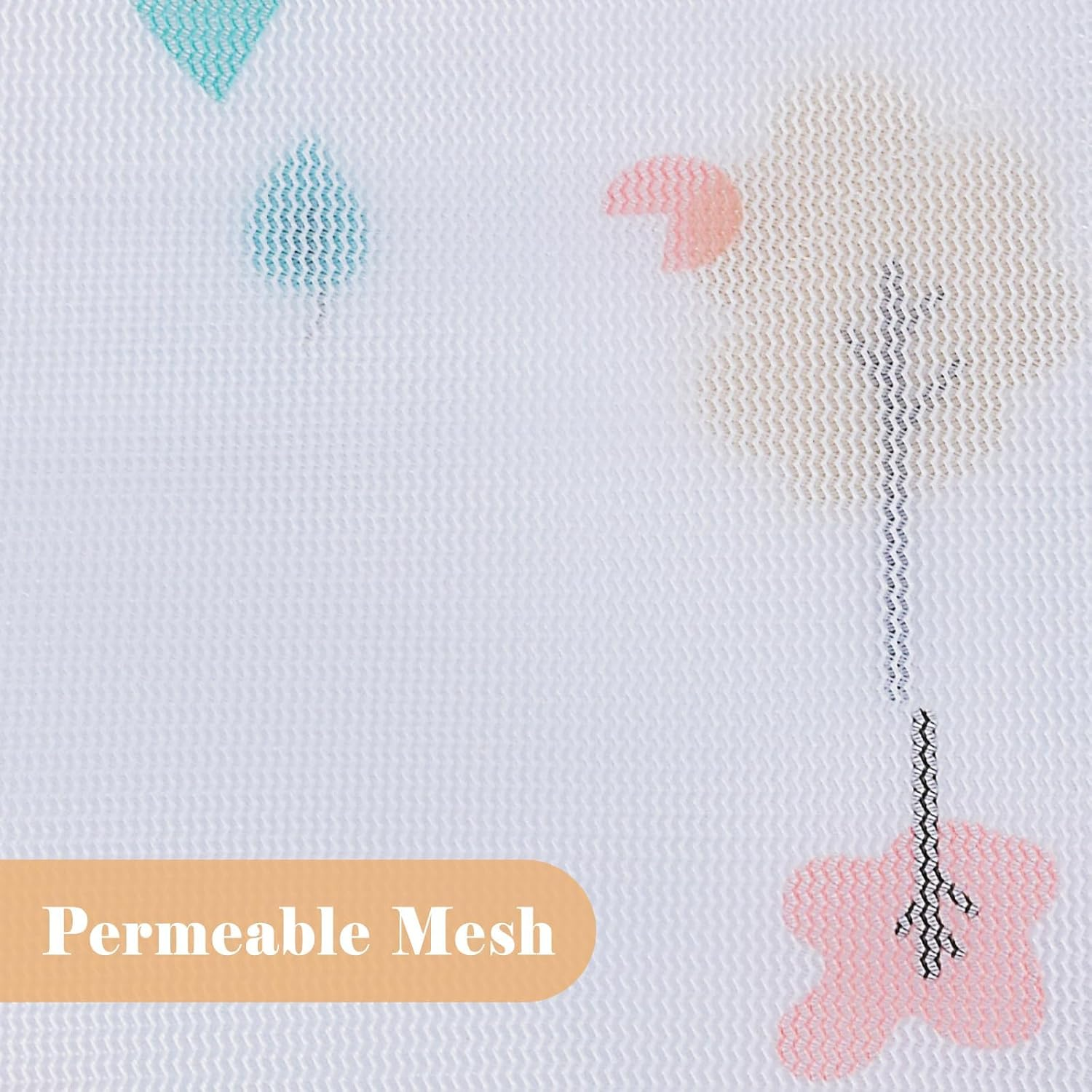 5-Piece Laundry Bag Set: Mesh Washing Bags with Premium Zipper, Specialized for Delicates Wash &ndash; Fits Blouses, Hosiery, Baby Clothes, plus Travel Laundry Bag for Efficient Laundry Organisation (Trees) image number 2