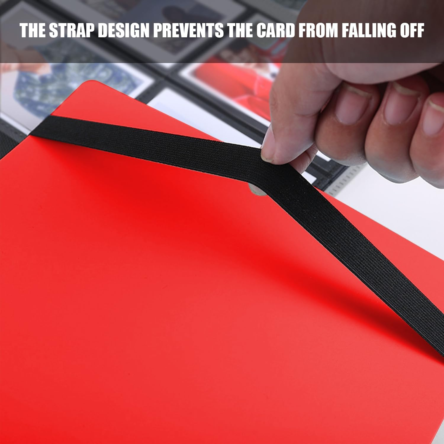 9 Pocket Trading Card Binder Holder, Card Binder for Game Cards Binder 9-Pocket, Sports Card Album with Card Sleeves, Basketball Card Sleeves Compatible with Yugioh MTG Cards, Put up to 360 Cards image number 4