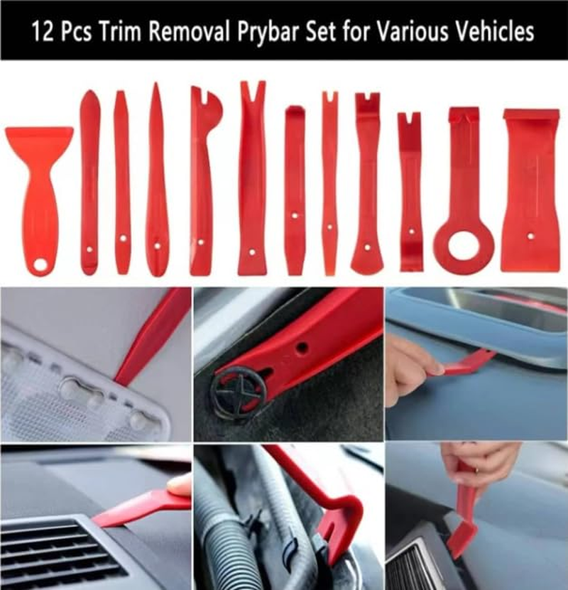 925Pcs Car Retainer Clips Auto Fasteners Rivets, 23 Types Universal Car Retainer Nylon Car Body Door Trim Panel Bumper Fender Clip Push Pins with Cable Ties and Trim Remover Tool image number 4