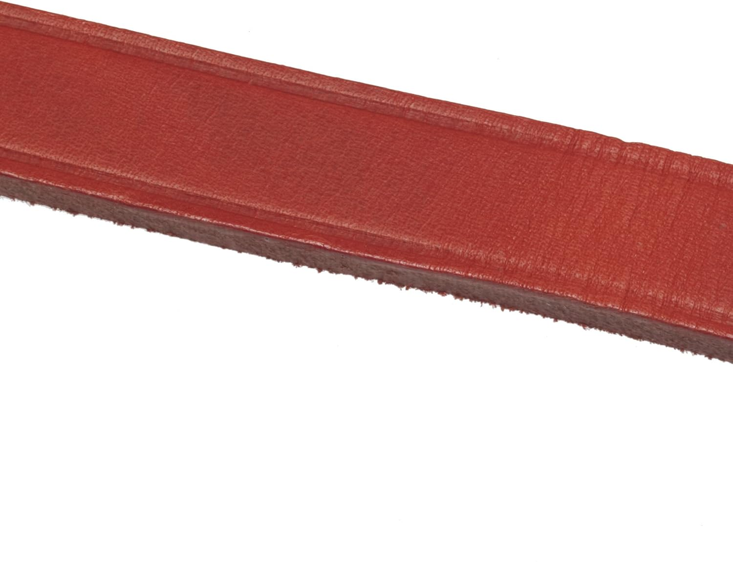 CHAPUIS SELLERIE SLA633 Dog Collar - Red Leather - Width 30 Mm - Length 60 Cm - Size L