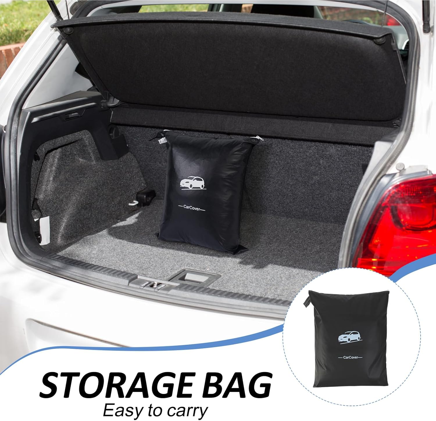 Car Cover for Ford Bronco SUV Car Cover All Weather Waterproof Car Covers 210T Full Car Cover Snowproof Windproof Fit for Ford Bronco（2 Doors） image number 2