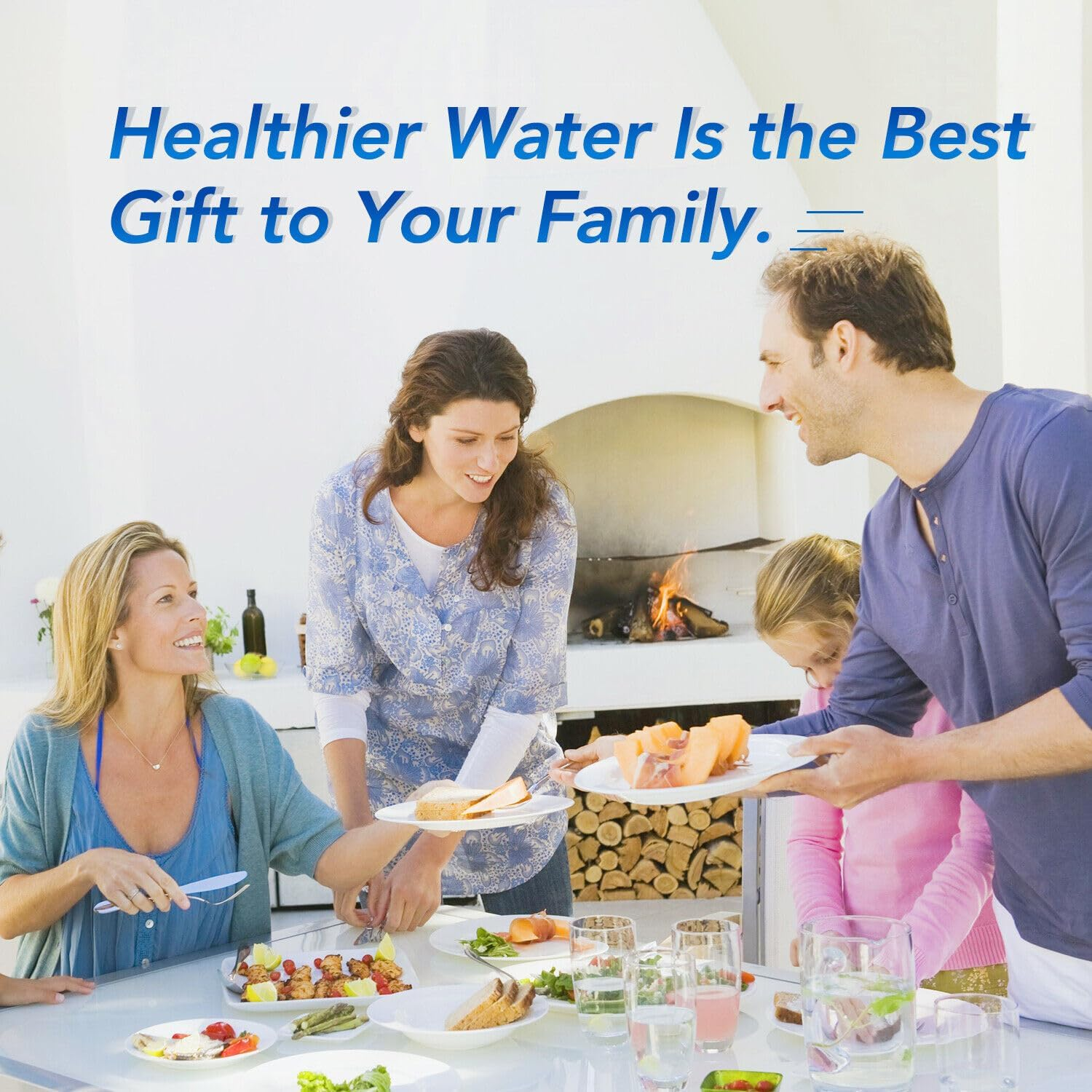 2 Pack 20" X 4.5" Whole House Big Blue Water Filter Cartridges Sediment Coconut Carbon 5 Micron image number 3