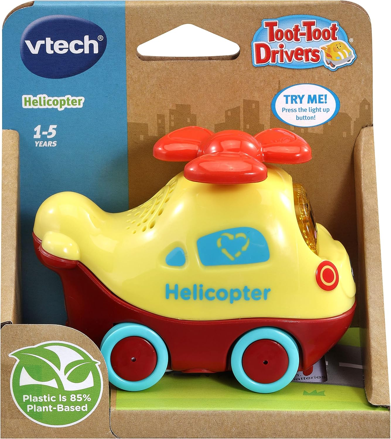 Vtech 543203 Toot Drivers Special Edition Helicopter, Orange image number 1