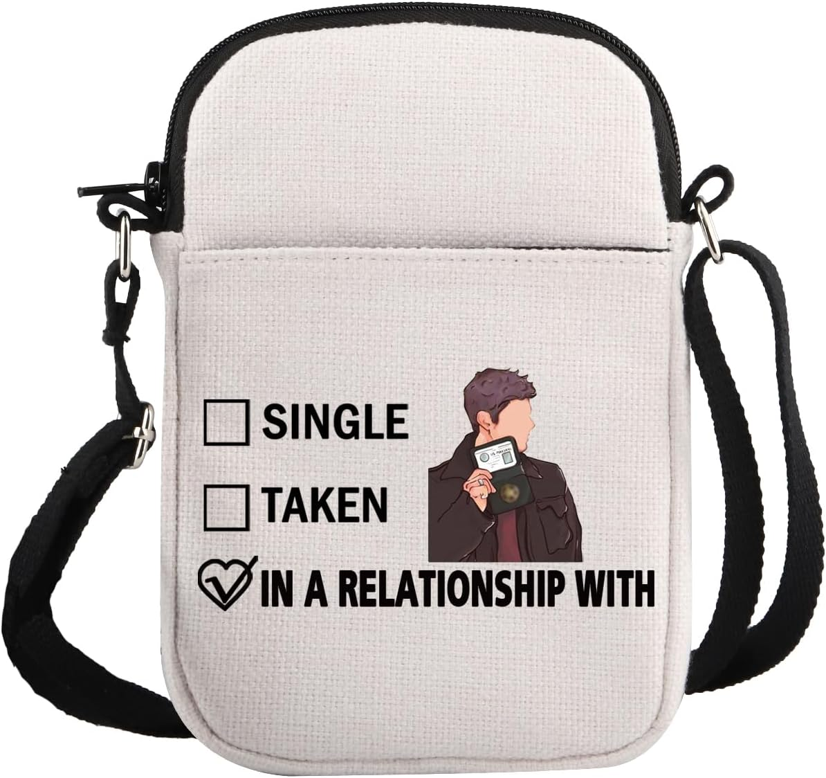 G2TUP Jensen a Inspired Gift Dating Jensen a Makeup Bag TV Show Fan Cosmetic Bag Supernatural Lover Merch, Jensen a HS