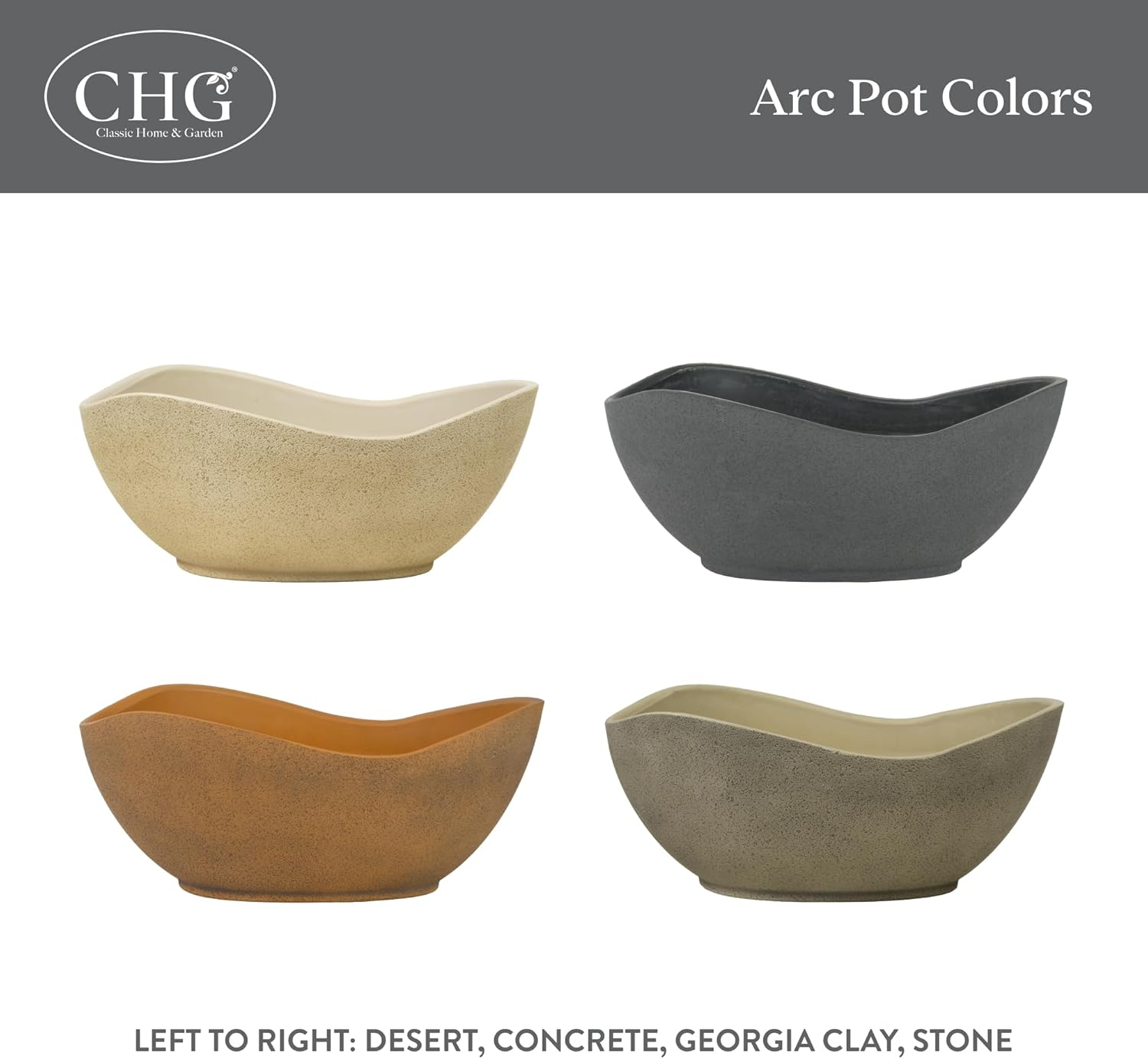 Classic Home and Garden Arc Pot 12" Desert image number 2