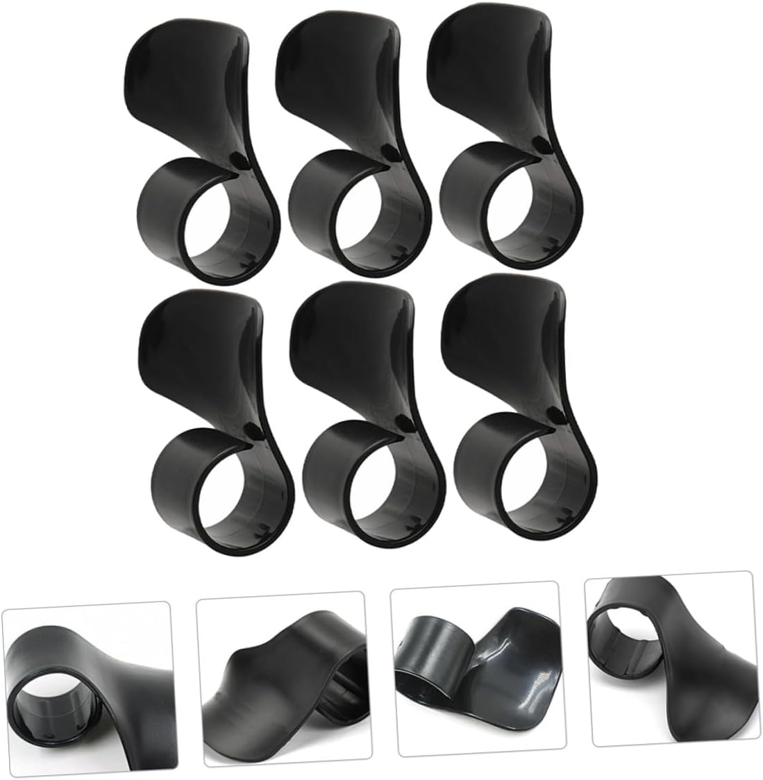 YOSADIER 6Pcs Motorcycle Throttle Assist Grips Wrist Control Lock for Motorbike Electric Scooter Cruise Control Accelerator Aid for Riding Comfort image number 2