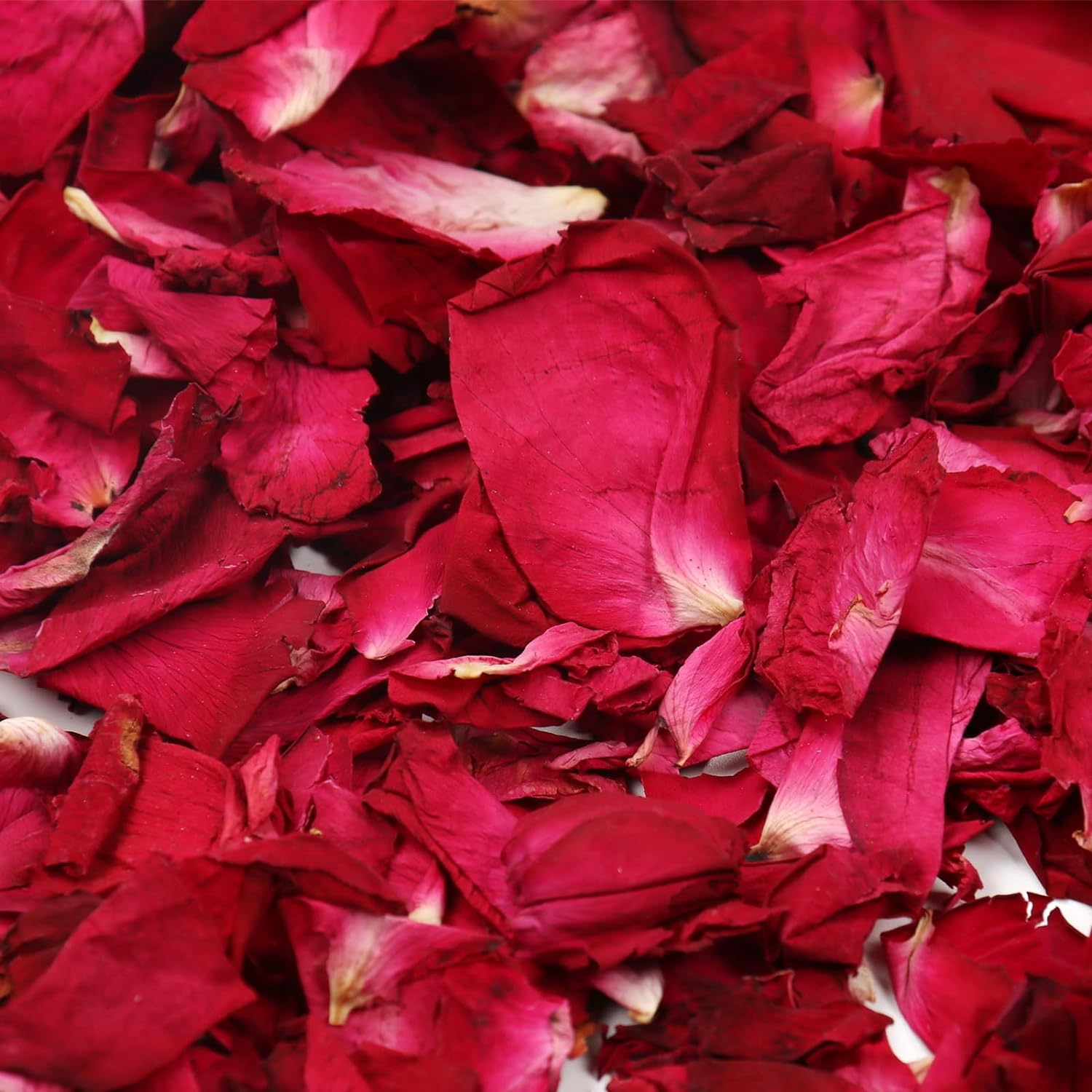 MIHUAGE Dried Rose Petals 5 OZ for Bath and Wedding Decorations - Real Natural, 150 Grams Fragrant and Perfect for Confetti Crafting and Accessories image number 3