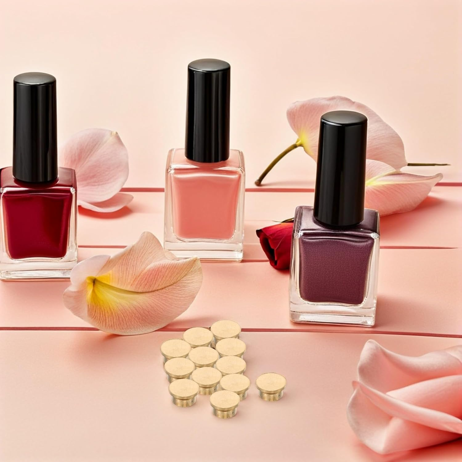 IMUSINICE 20Pcs High-Speed Universal Metal Bearing Nail Spinner Shaft for Manicure 3D Nail Art Decorations and Crafting Jewelry Accessories image number 2