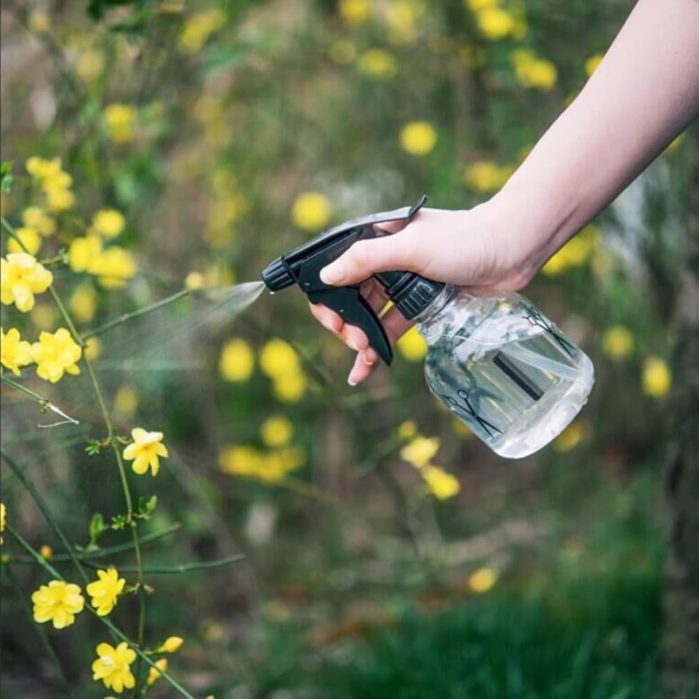 2Pcs Continuous Hair Spray Bottle Water Spray Bottle for Hair Fine Mist Spray Bottle for Hair Barbers Watering Pot Spray Bottles Plastic Travel Plant for Hair Styling, Pets image number 5