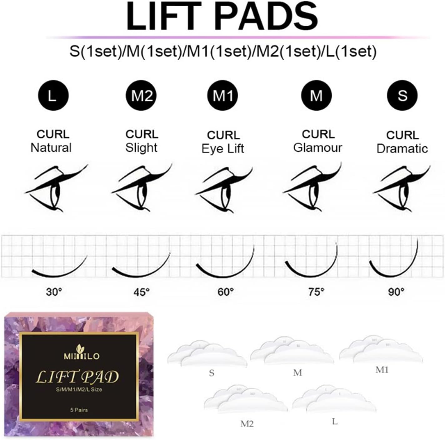 Joyeee 2 in 1 Lash Lift & Brow Lamination Kit, 3D Eyebrow Eyelash Perming Kit Eyebrow Eyelash Lifting Kit Semi-Permanent Curling Perming Wave for Home DIY Salon Use #1 image number 4