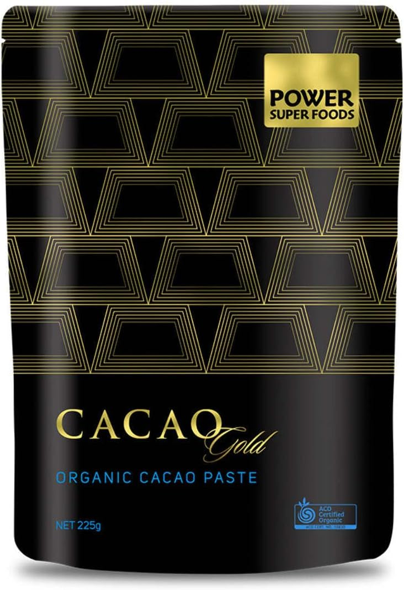 Power Super Foods | Cacao GOLD Paste Ceremonial - Chunks Cert Org 225G | Unit image number 3