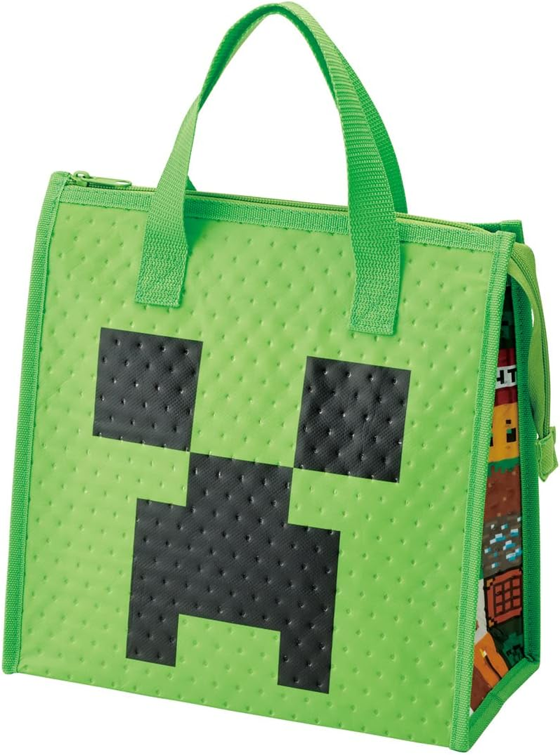 Skater KNBP1 Minecraft Enderman Lunch Bag Cold Insulated Lunch Bag with Mini Pocket, 12.6 X 4.7 X 8.3 Inches (32 X 12 X 21 Cm)