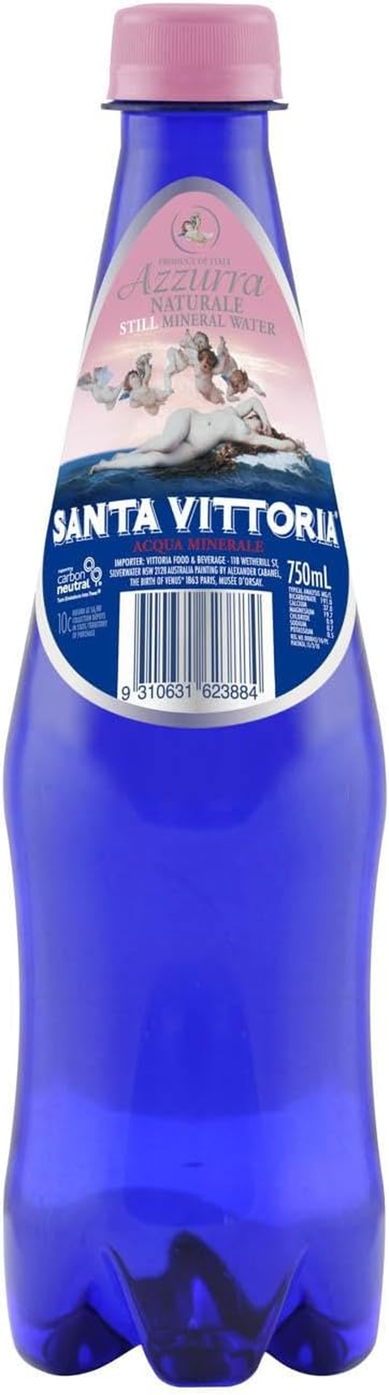 Santa Vittoria Italian Still Mineral Water PET 500ML X 12 Bottles image number 2