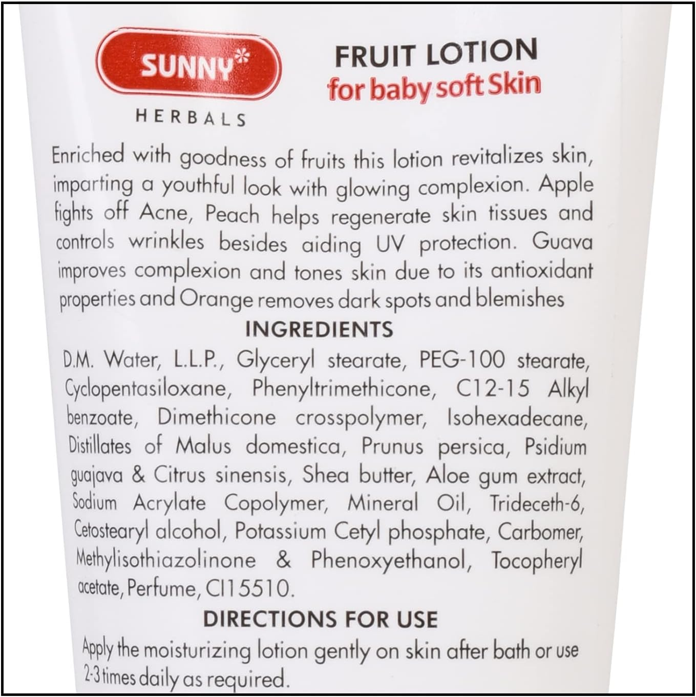 Sunny Fruit Lotion(100Ml) & Derm Aid Soap(4 * 75Gm) | for a Youthful & Glowing Complexion | Removes Dark Spots & Blemishes | for Rashes and Infection Free Skin | Counters Dry Skin & Keeps It Radiant image number 6