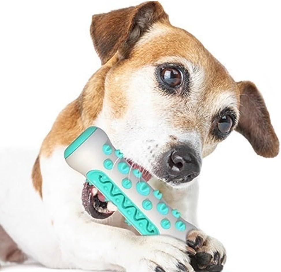 Poemtian Dog Chew Toy Dog,Teeth Cleaning Stick Bone Toy,Tough Durable Dogs Toys with Natural Rubber,Dental Oral Care for Small,Medium and Large Dogs,Stress Relief image number 3