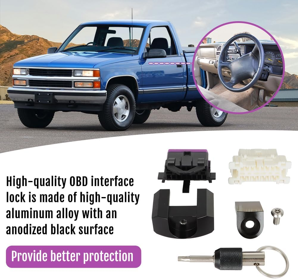 WIKIBB OBD II Port Lock OBD 2 Port-Lock OBD2 Connector Protector