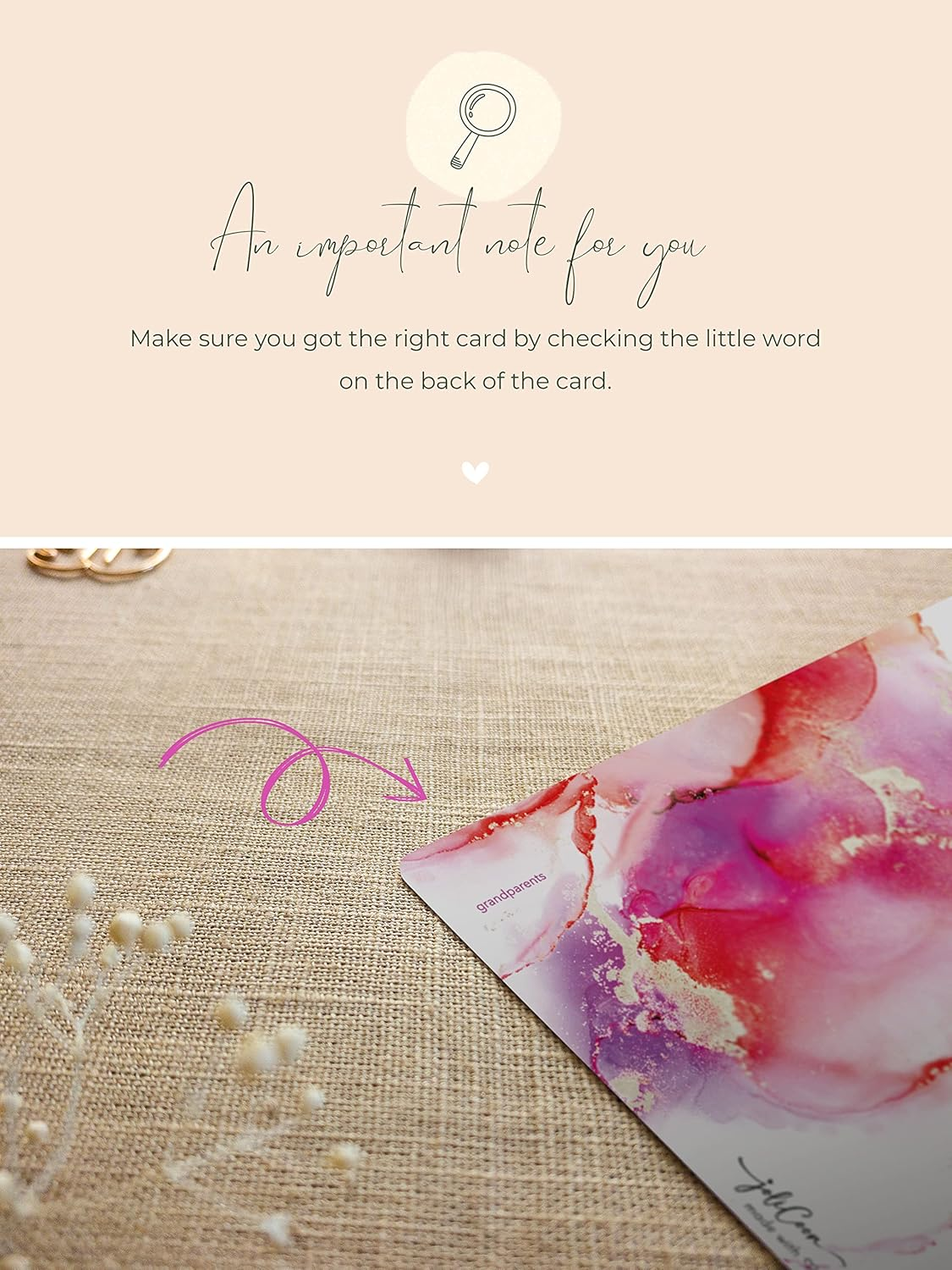 Joli Coon Pregnancy Announcement Scratch Card - You Are Going to Be Grandparents - Baby Announcement with Envelope - Dream image number 4