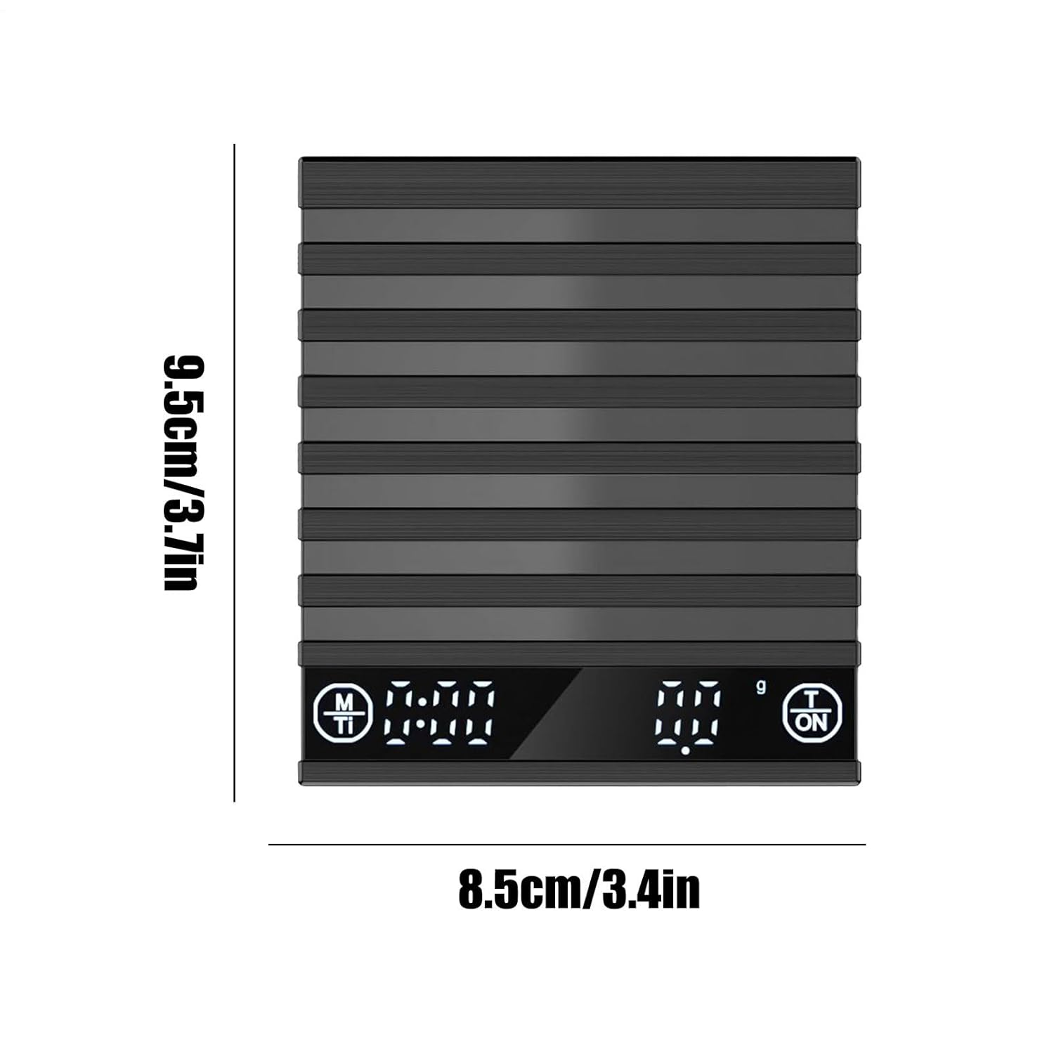 Pour over Coffee Scale - Smart Coffee Weight Scale with Timer | Waterproof Kitchen Weighing Gadget for Bar Home Travel Shop Outdoor Cafe image number 3