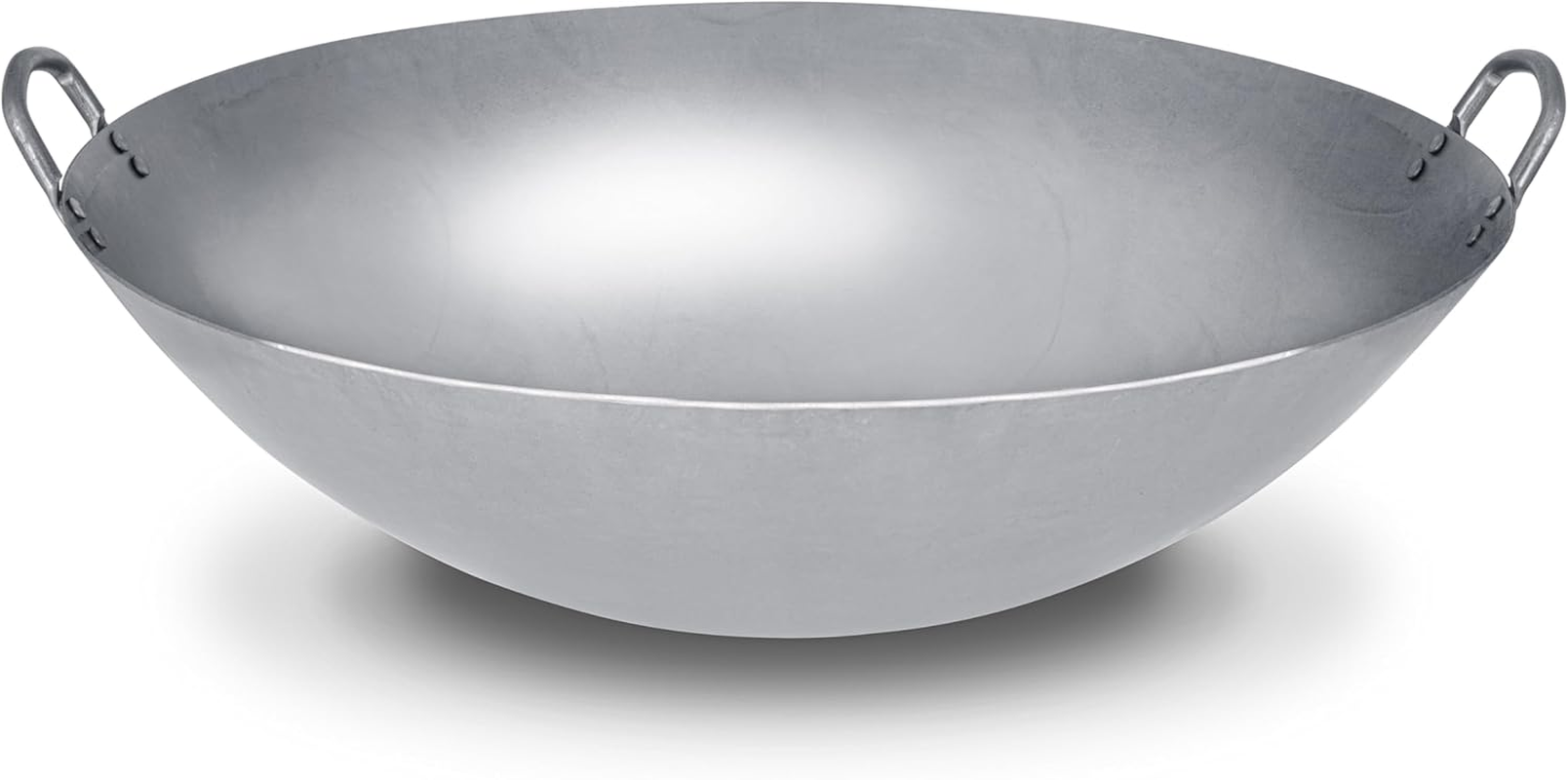 Craft Wok Extra Large 21-Inch Heavy Canton Style Hand Hammered Carbon Steel Wok (Round Bottom) / 731W194X image number 1