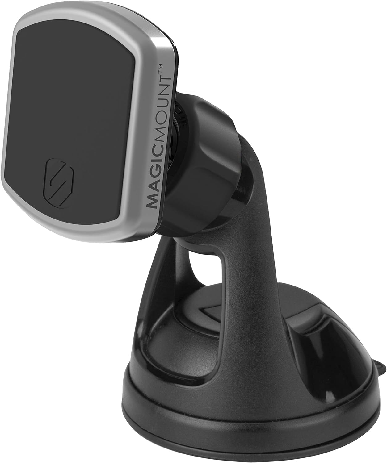 Scosche MPD2PK-UB Magicmount Pro Magnetic Car Phone Holder Mount - 360 Degree Adjustable Head, Universal with All Devices - Dashboard Mount - Pack of 2