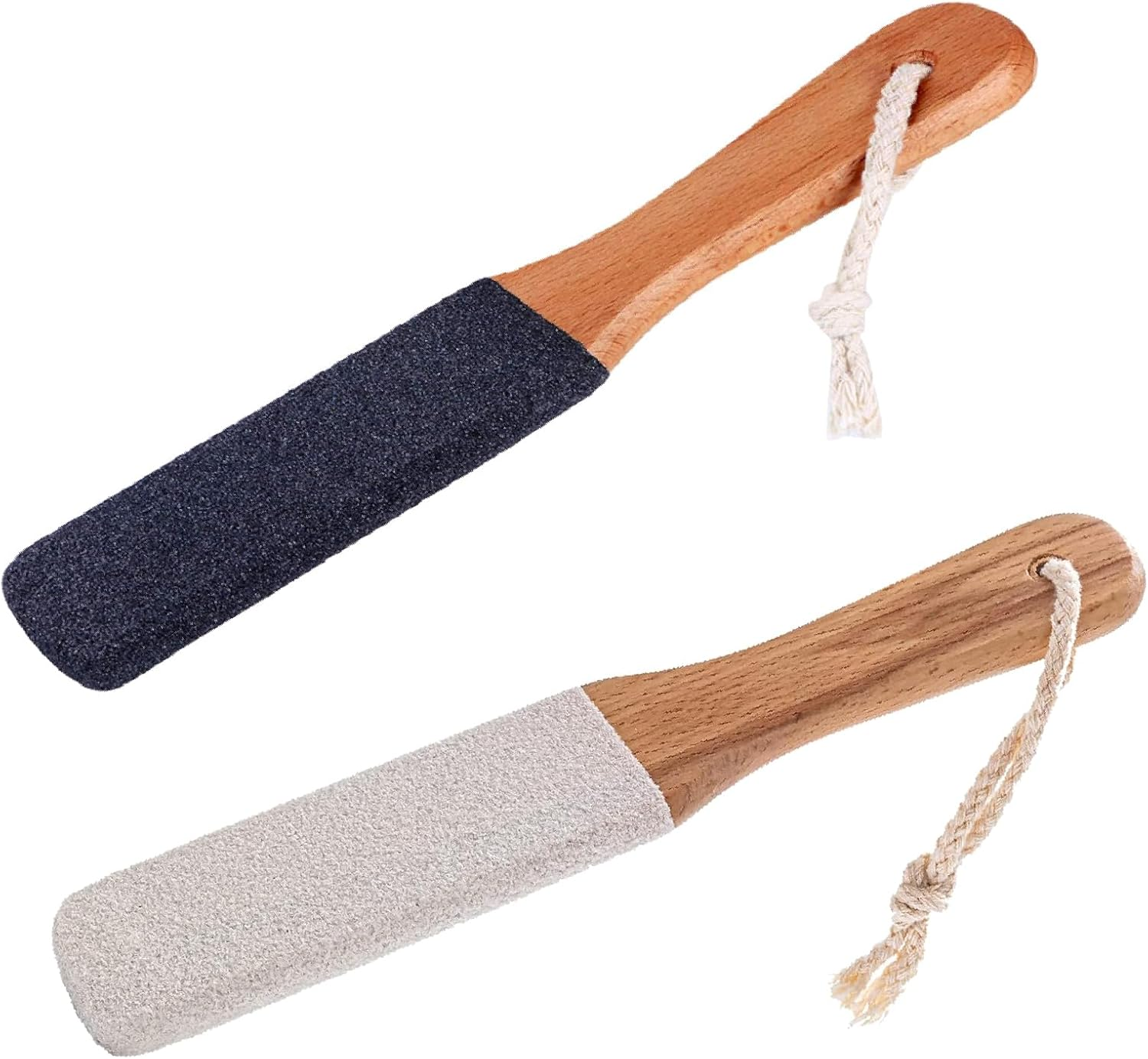 2 Pack Foot Rasp,Feet Callus Removers Foot Files Kit,Dead Skin Remover, Hygienic Pedicure Tool Foot Scrubber,For Dead,Hard Cracked Dry Skin Feet,Heels, Elbows, Hands in Shower - (Black and White)