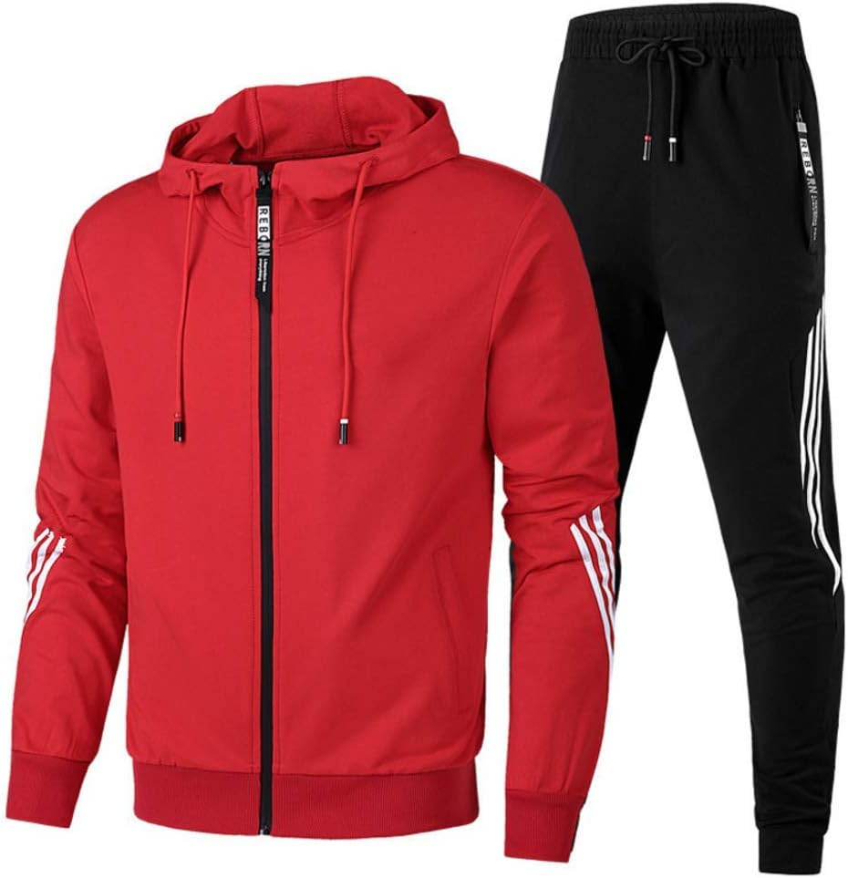 Sportswear Men'S Running Wear Track Suit Hooded Bodybuilding Fitness Defense Clothing Suit Fitness Football Underwear image number 1