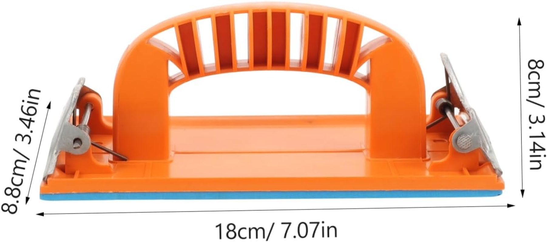 Angoily 2Pcs Self-Adhesive Sandpaper Holder Sanding Block with Hollow Design for Wall Corner Hand Sander Manual Woodworking and Automotive Sanding Tools image number 6