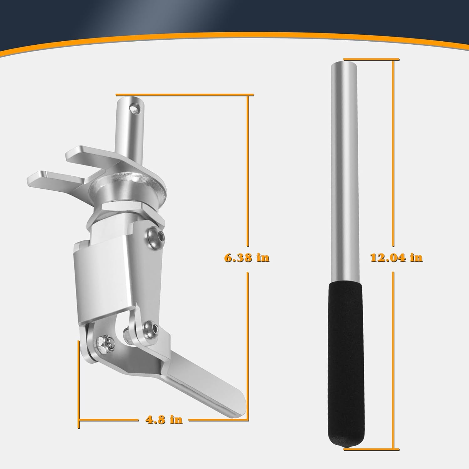 66784 Stud Mount Valve Spring Compressor Tool Valve Spring Removal Installer Tool Compatible with All 3/8 & 7/16 Inch Rocker Studs