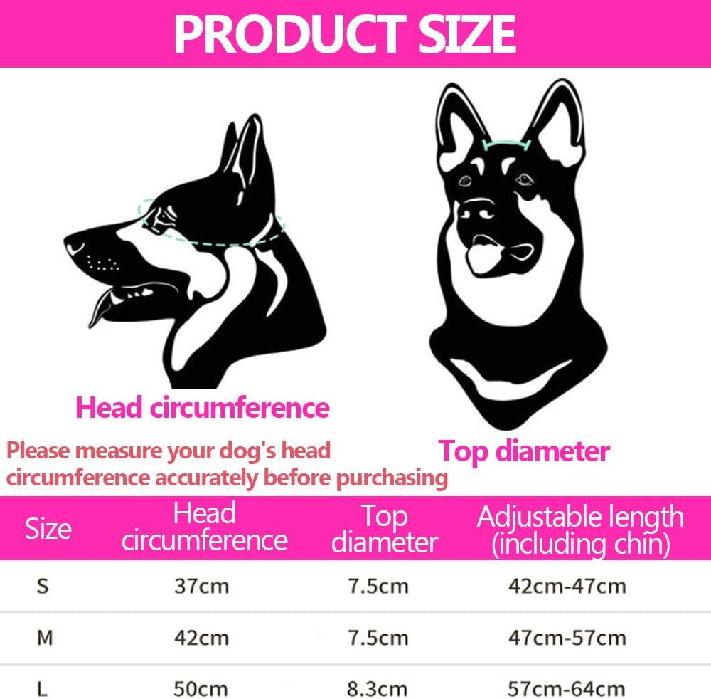 Dog Helmet and Goggles, Cat and Dog Sunglasses with UV Protection, Pet Motorcycle Helmet, Adjustable Helmet with Ear Holes, Dog Hard Hat Set for Small Medium Large Dogs (Pink, S) image number 1