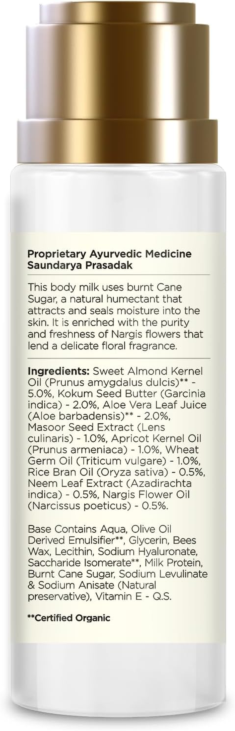 Forest Essentials Travel Size Ultra-Rich Body Milk Nargis 50Ml (Body Lotion) image number 1