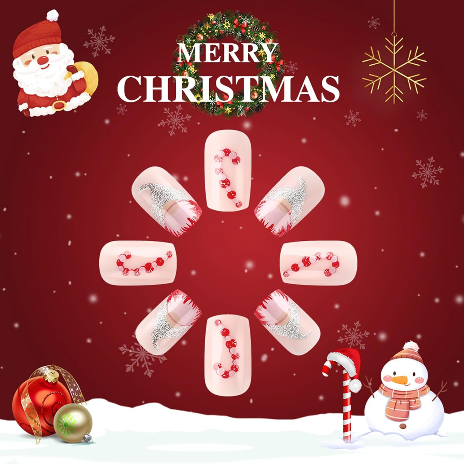 False Nails for Halloween, Bloody Nails for Halloween (Gift Design) image number 6