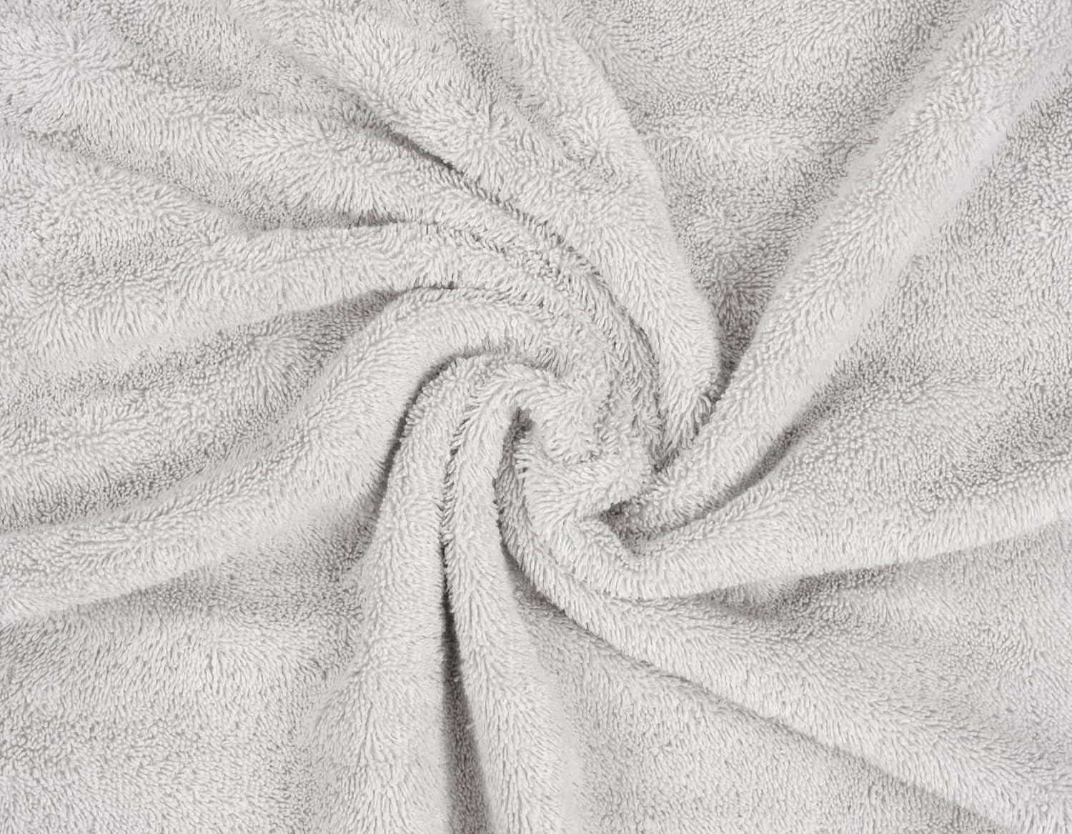 American Soft Linen Luxury 6 Piece Towel Set, 2 Bath Towels 2 Hand Towels 2 Washcloths, 100% Turkish Cotton Towels for Bathroom, Silver Grey Towel Sets image number 6