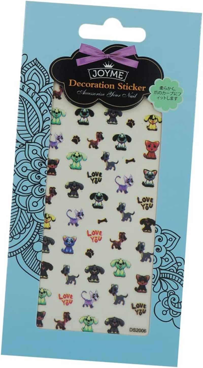 3Sheets Cartoon Sea Star Nail Art Stickers Boys and Girls Fingertip Stickers Self-Adhesive Nail Decals for Boys and Girls DIY