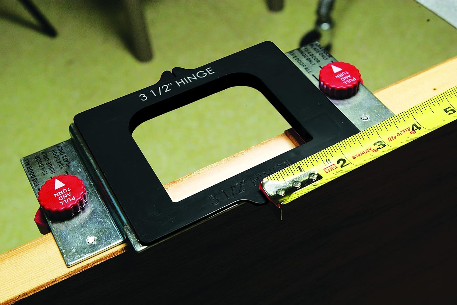 Milescraft 1220 Hinge Mate350 ? Complete Hinge Installation Kit, Cut Hinge Mortises on Doors, Jambs, Latches, Strike Plates, Includes All Hardware for 1-3/8&rdquo; & 1-3/4&rdquo; Doors & 2-1/2&rdquo; in to 4.5&rdquo; Hinges