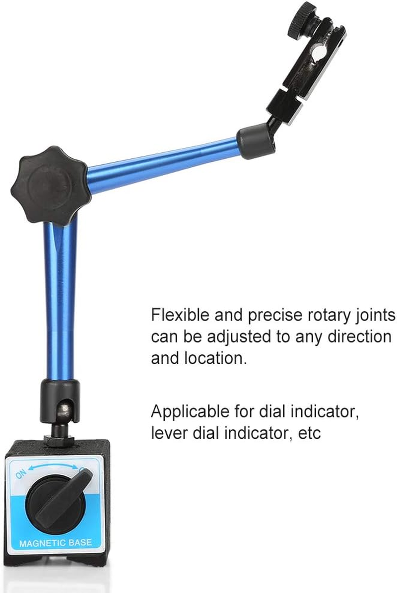 Magnetic Stand Base Holder for Dial Test Indicator Gauge (Blue) image number 2