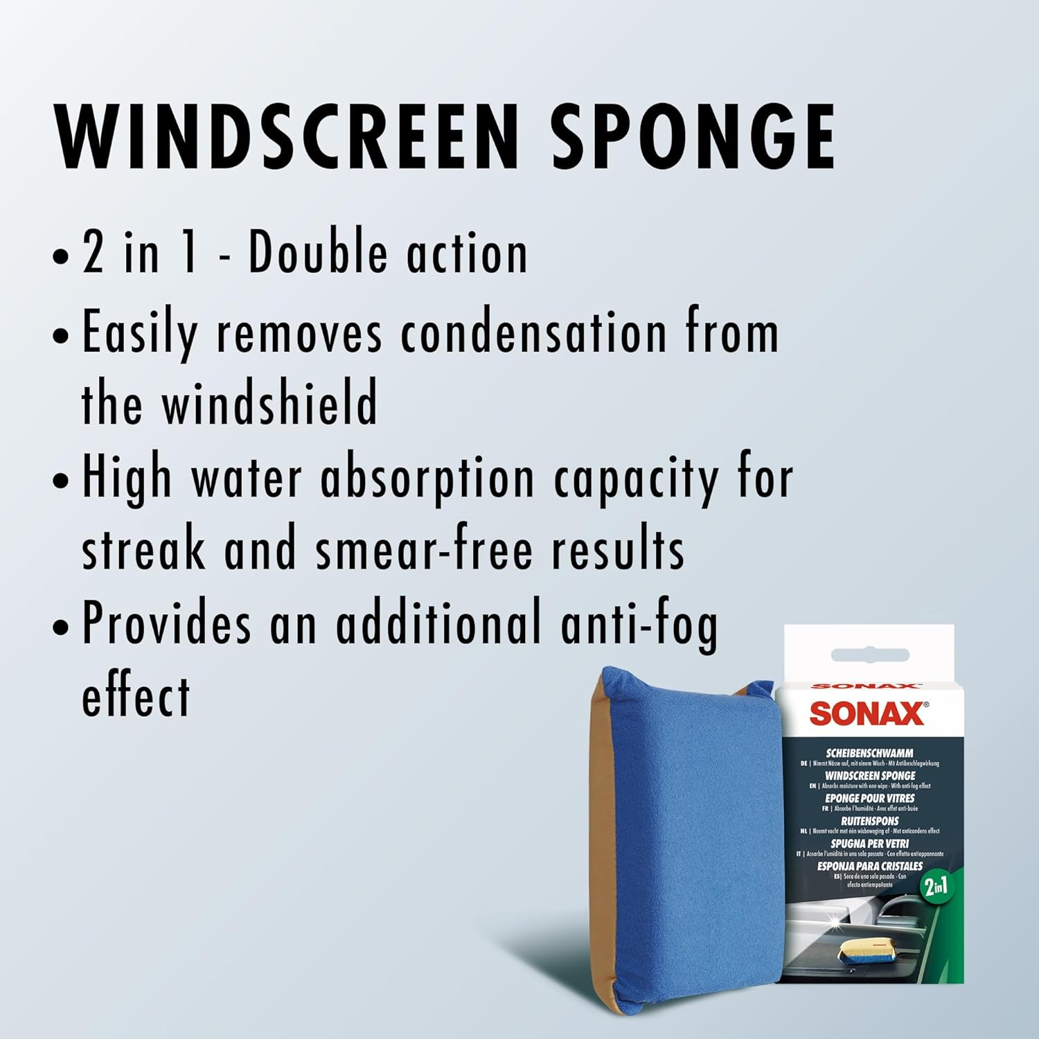 Sonax (417100) Windscreen Sponge image number 2
