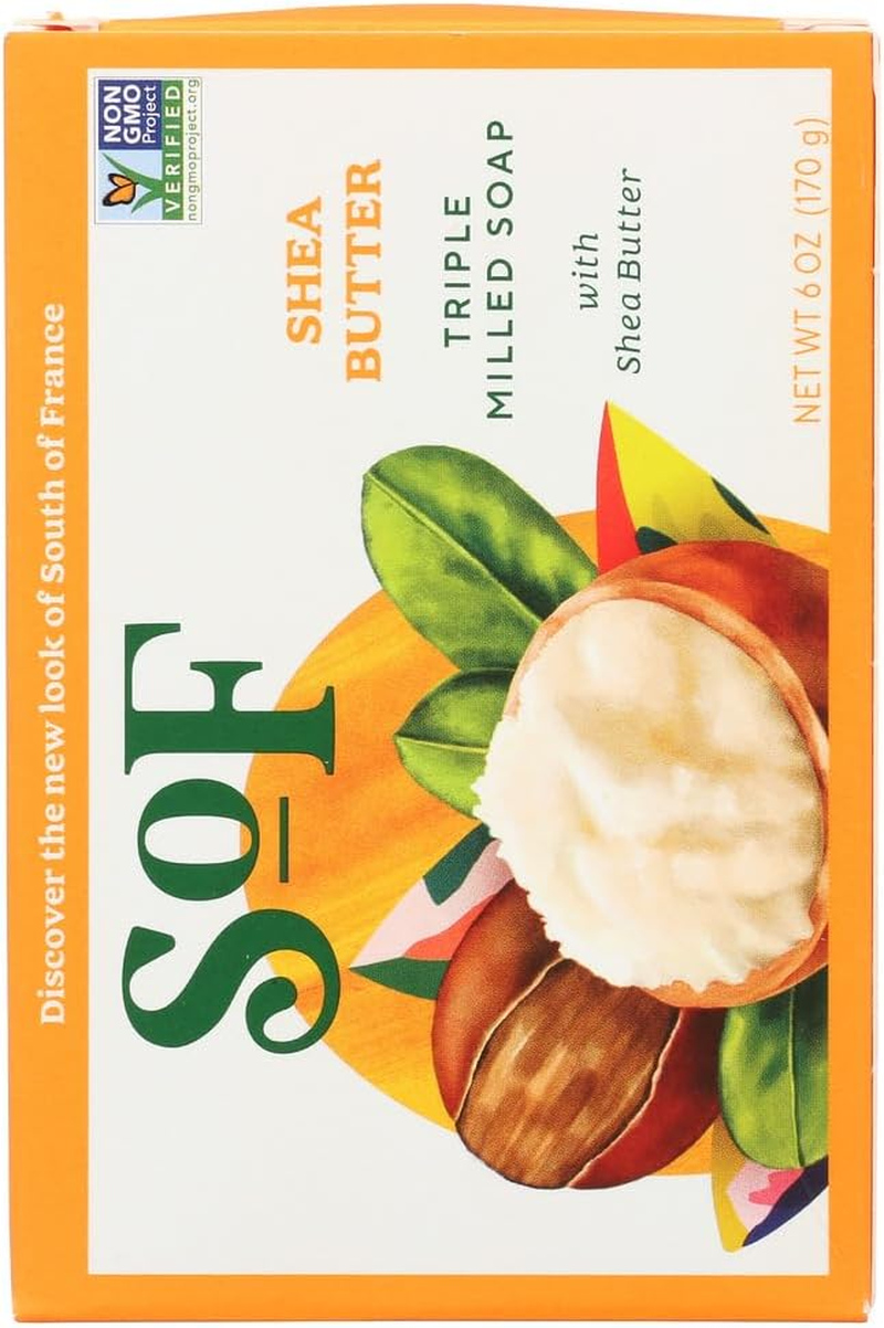 South of France French Milled Bar Soap Shea Butter - 6 Oz