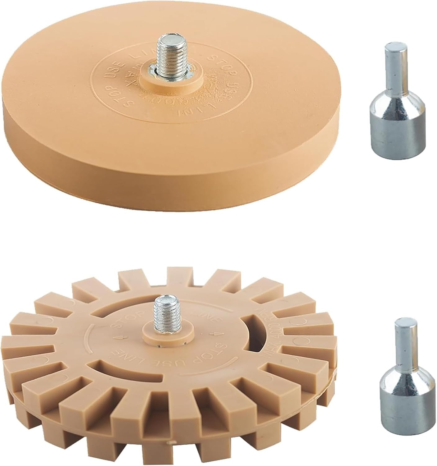 Pack of 2 Foil Erasers Rubber Eraser Sticker Rubber Sticker Remover Film Eraser Cordless Screwdriver of Films and Stickers for or Car (100 Mm + 88 Mm) image number 5