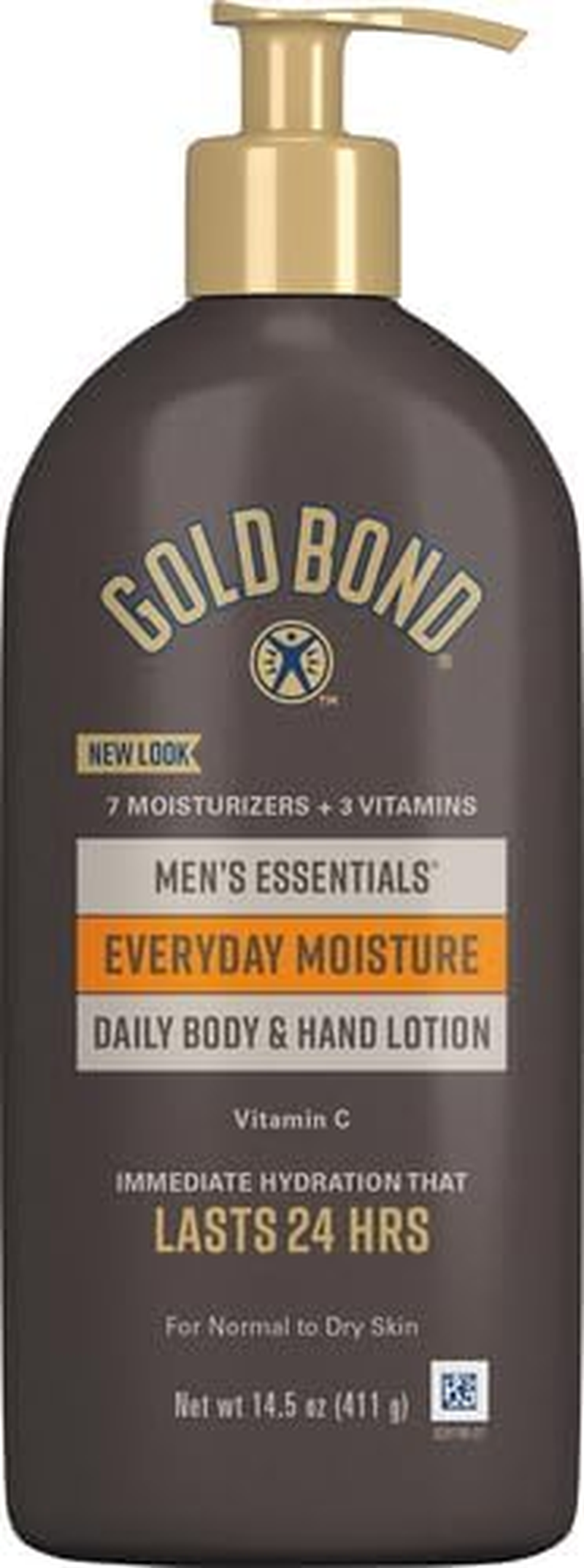 Gold Bond Men'S Essentials Hydrating Lotion 14.5 Oz., Everyday Moisture for Dry Skin image number 1